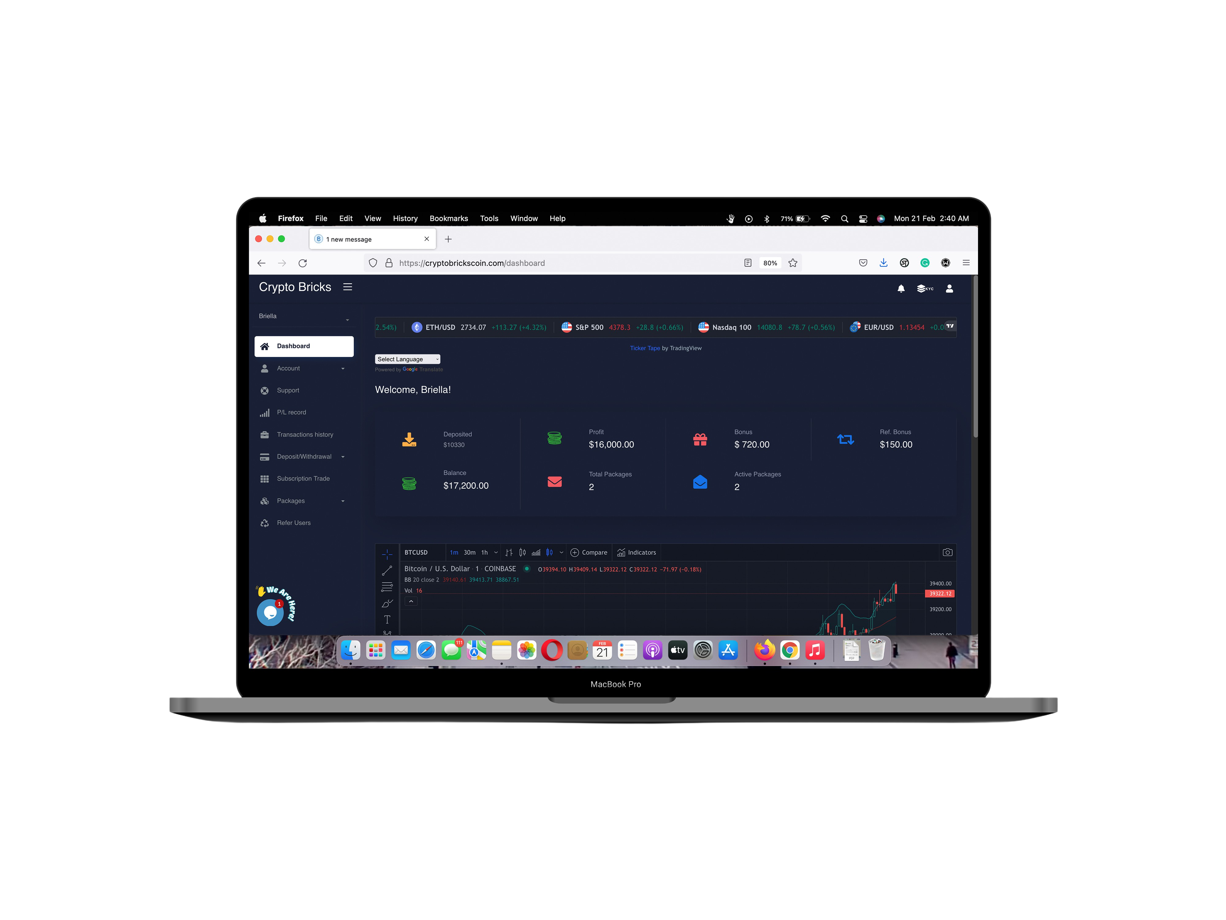 Cuban Trading Hub Dashboard